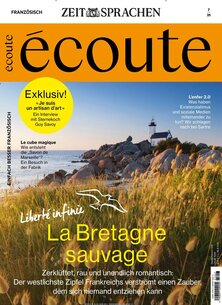 Titelblatt der Zeitschrift ecoute Leser werben