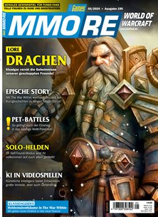 Titelblatt der Zeitschrift PC Games MMORE im Geschenkabo