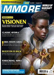 Titelblatt der Zeitschrift PC Games MMORE im Geschenkabo