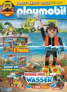 Titelblatt der Zeitschrift Playmobil Magazin im Geschenkabo