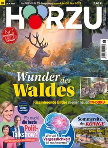 Titelblatt der Zeitschrift HÖRZU im Prämienabo
