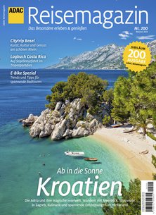 Titelblatt der Zeitschrift ADAC Reisemagazin im Geschenkabo