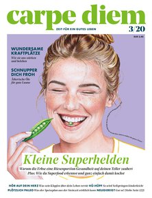 Titelblatt der Zeitschrift carpe diem im Geschenkabo