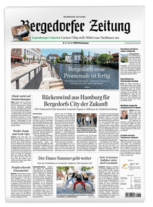 Titelblatt der Zeitschrift Bergedorfer Zeitung