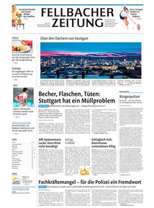 Titelblatt der Zeitschrift Fellbacher Zeitung