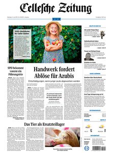 Titelblatt der Zeitschrift Cellesche Zeitung