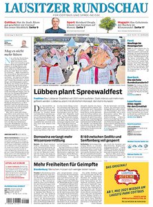 Titelblatt der Zeitschrift Lausitzer Rundschau