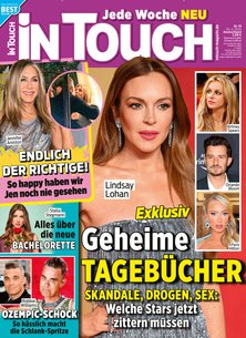 Titelblatt der Zeitschrift inTouch im Geschenkabo