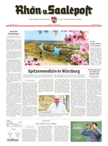 Titelblatt der Zeitschrift Rhön- und Saalepost