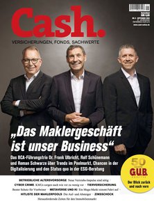 Titelblatt der Zeitschrift Cash. im Geschenkabo