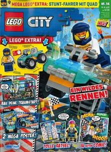 Titelblatt der Zeitschrift LEGO City im Geschenkabo