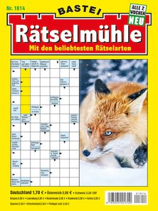 Titelblatt der Zeitschrift Rätselmühle im Geschenkabo