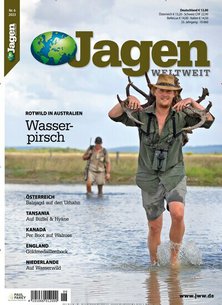 Titelblatt der Zeitschrift Jagen weltweit im Prämienabo