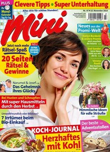 Titelblatt der Zeitschrift Mini im Geschenkabo