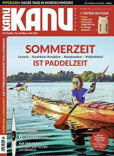 Titelblatt der Zeitschrift Kanu Magazin im Geschenkabo