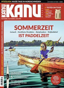 Titelblatt der Zeitschrift Kanu Magazin Leser werben