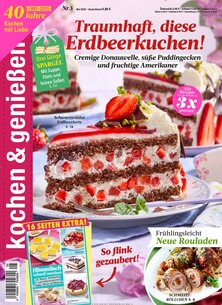 Titelblatt der Zeitschrift kochen & genießen im Prämienabo