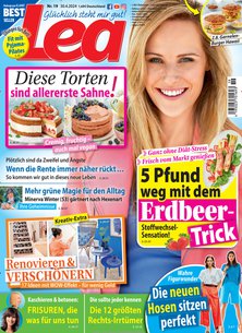 Titelblatt der Zeitschrift Lea im Geschenkabo