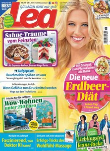 Titelblatt der Zeitschrift Lea im Prämienabo