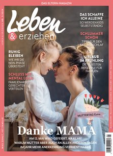 Titelblatt der Zeitschrift Leben & erziehen im Prämienabo