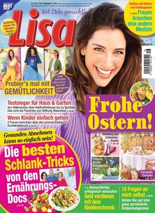 Titelblatt der Zeitschrift Lisa Leser werben