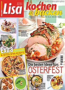 Titelblatt der Zeitschrift Lisa Kochen & Backen im Geschenkabo