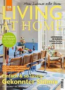 Titelblatt der Zeitschrift LIVING AT HOME Leser werben