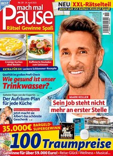 Titelblatt der Zeitschrift mach mal Pause Leser werben