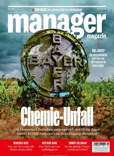 Titelblatt der Zeitschrift manager magazin Leser werben