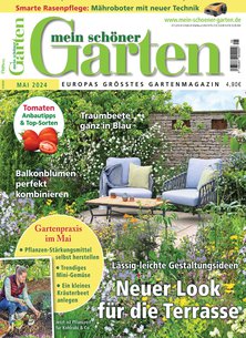 Titelblatt der Zeitschrift mein schöner Garten im Geschenkabo