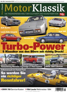 Titelblatt der Zeitschrift Motor Klassik im Prämienabo