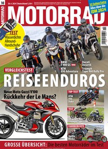 Titelblatt der Zeitschrift MOTORRAD im Prämienabo