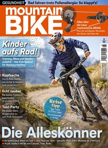 Titelblatt der Zeitschrift MountainBIKE im Geschenkabo