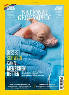 Titelblatt der Zeitschrift NATIONAL GEOGRAPHIC im Geschenkabo