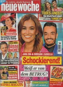 Titelblatt der Zeitschrift neue woche Leser werben