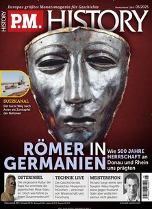 Titelblatt der Zeitschrift P.M. HISTORY im Geschenkabo