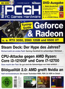 Titelblatt der Zeitschrift PC Games Hardware DVD im Geschenkabo