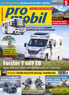 Titelblatt der Zeitschrift Promobil im Geschenkabo