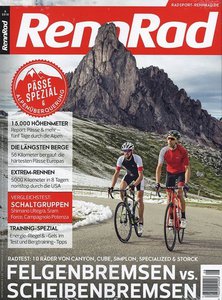 Titelblatt der Zeitschrift Radsport + RennRad im Geschenkabo