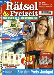 Titelblatt der Zeitschrift Rätsel & Freizeit im Prämienabo