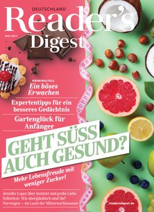 Titelblatt der Zeitschrift Reader's Digest im Geschenkabo