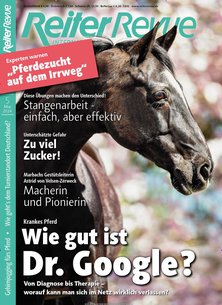 Titelblatt der Zeitschrift Reiter Revue international Leser werben