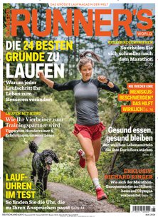 Titelblatt der Zeitschrift RUNNER'S WORLD im Geschenkabo