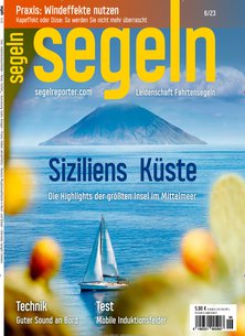 Titelblatt der Zeitschrift segeln im Prämienabo