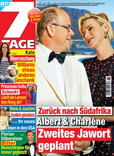Titelblatt der Zeitschrift 7 TAGE im Geschenkabo