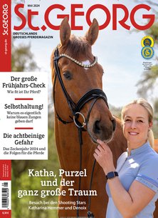 Titelblatt der Zeitschrift ST.GEORG im Prämienabo