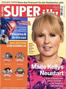 Titelblatt der Zeitschrift SUPERillu plus DVD im Prämienabo