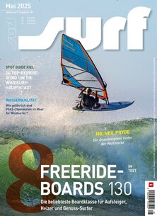 Titelblatt der Zeitschrift surf im Geschenkabo