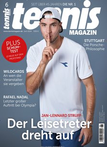 Titelblatt der Zeitschrift tennis MAGAZIN Leser werben
