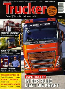 Titelblatt der Zeitschrift Trucker im Prämienabo
